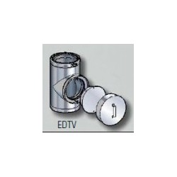 Elément droit avec trappe de visite