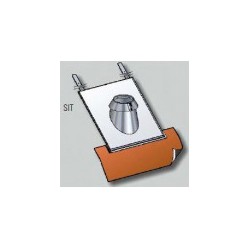 Solin Inox 15 à 30° tuile (y compris kit d'étancheité)