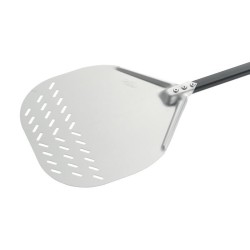 Pelle à pizza en aluminium anodisé,  perforée, 120cm